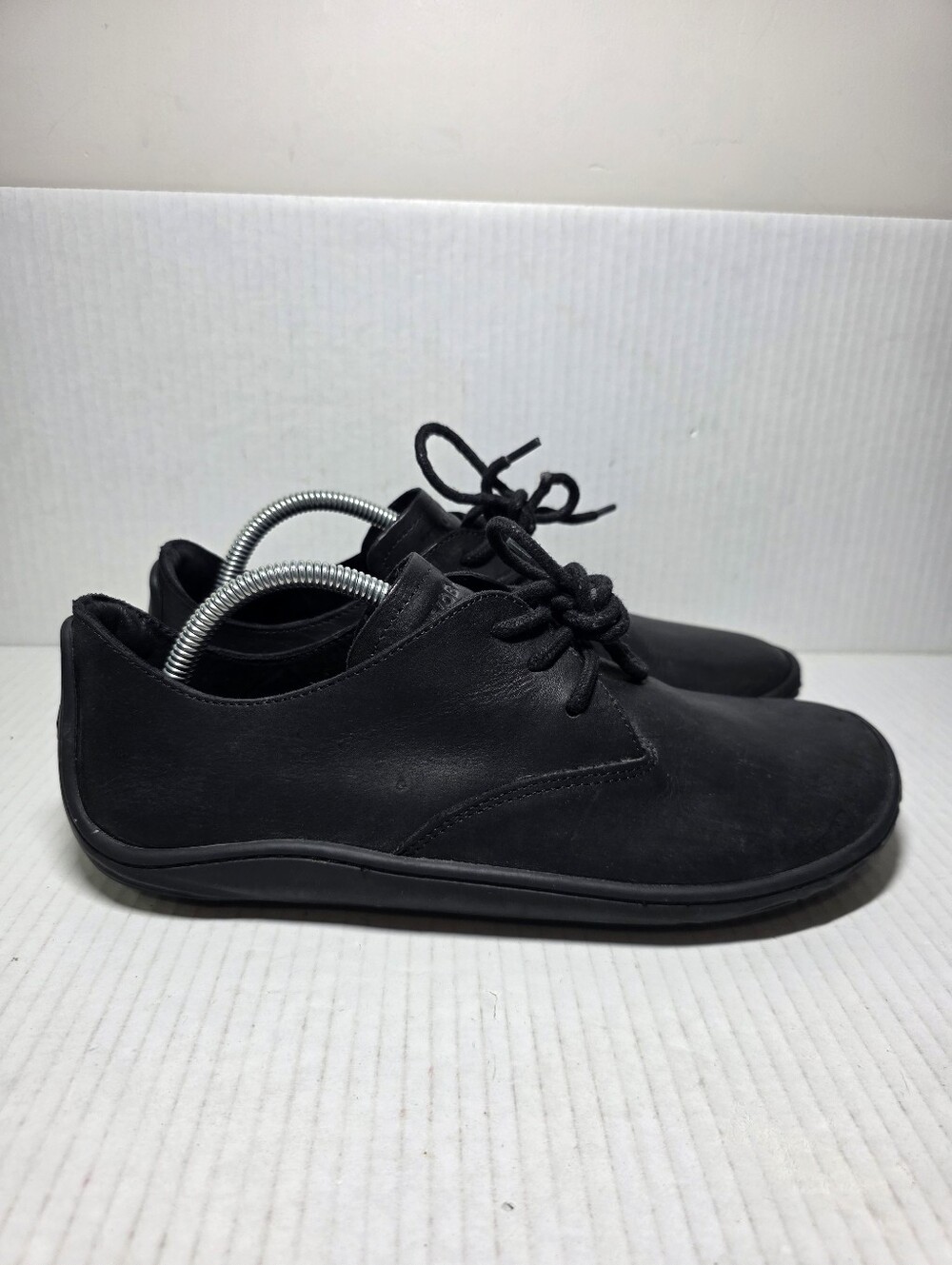 Vivobarefoot Mens Addis Oxford Sneaker Size 9 Black Barefoot Minimalist Shoe